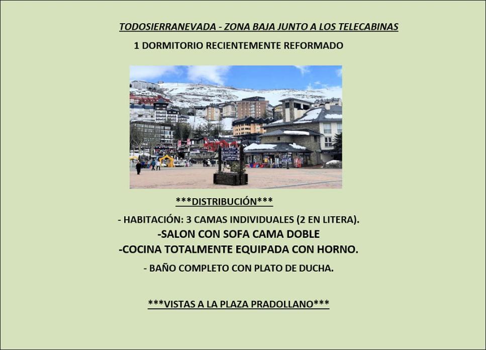 Ski Plaza Sierra Nevada & Zona Baja Eksteriør bilde