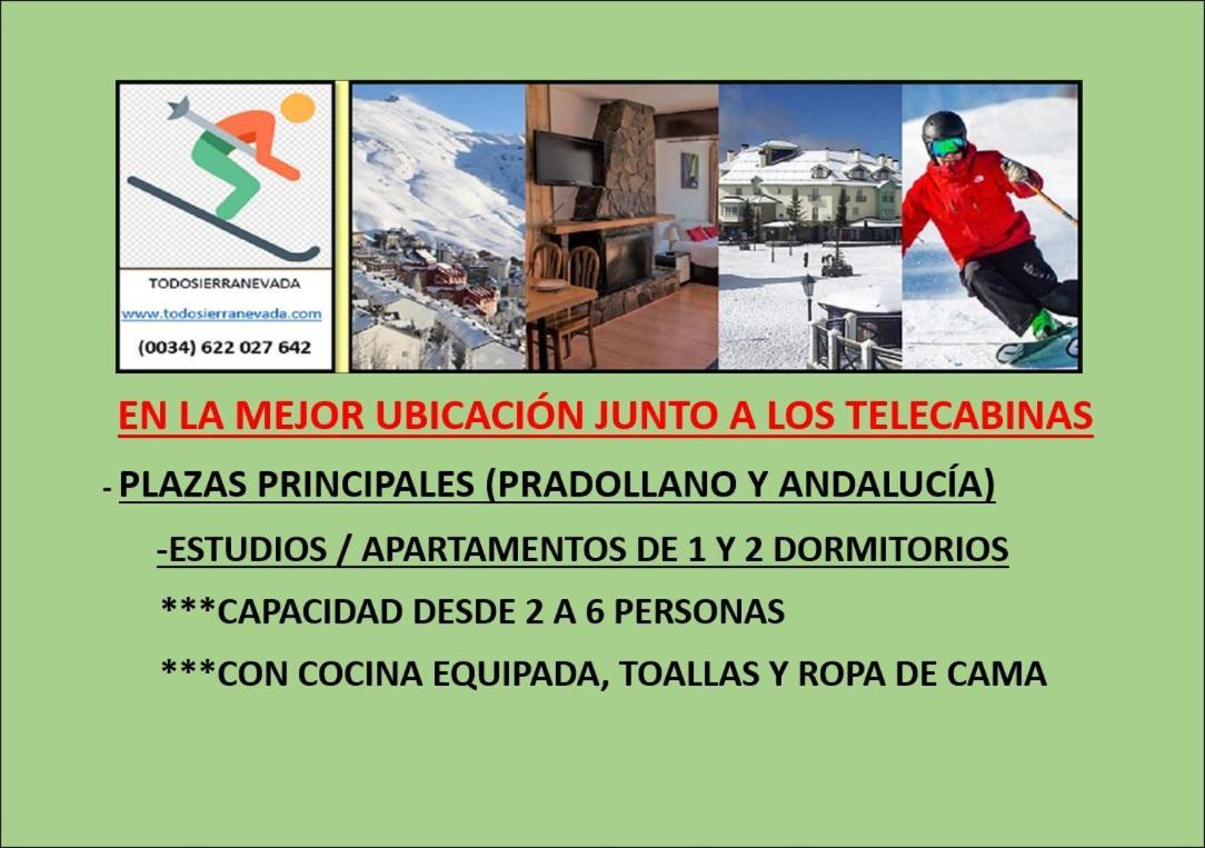 Ski Plaza Sierra Nevada & Zona Baja Eksteriør bilde